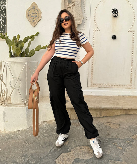 Pantalon cargo parachute jogger